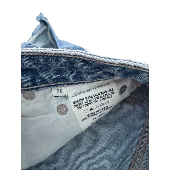 Lovers + Friends‎ Distressed Denim Jean Shorts Sz 26 - Picture 3 of 5